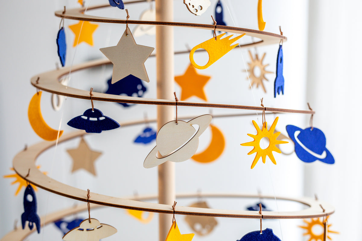 Small oval space decoration set - Santa's Light Shop