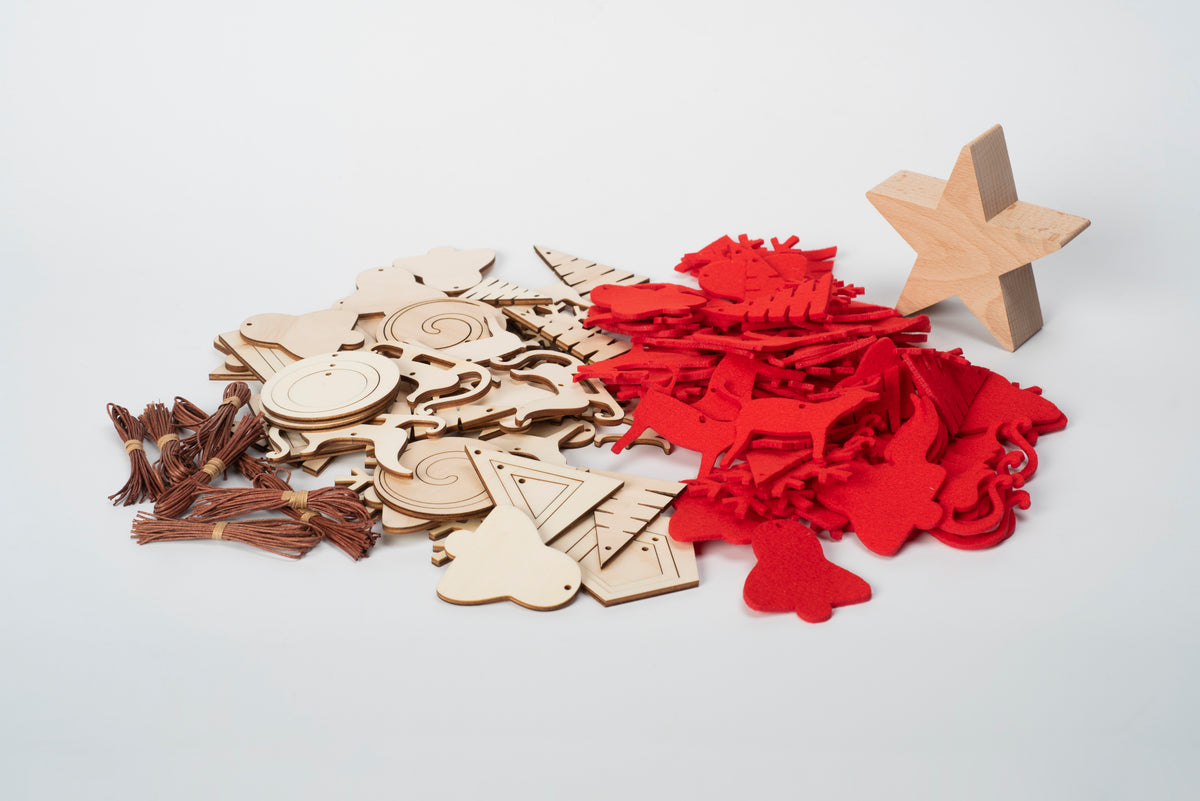 Small mix decoration set - Santa's Light Shop
