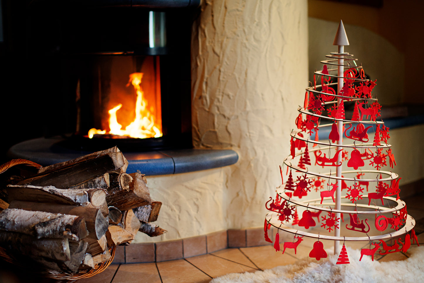 Felt decoration small - Santa's Light Shop