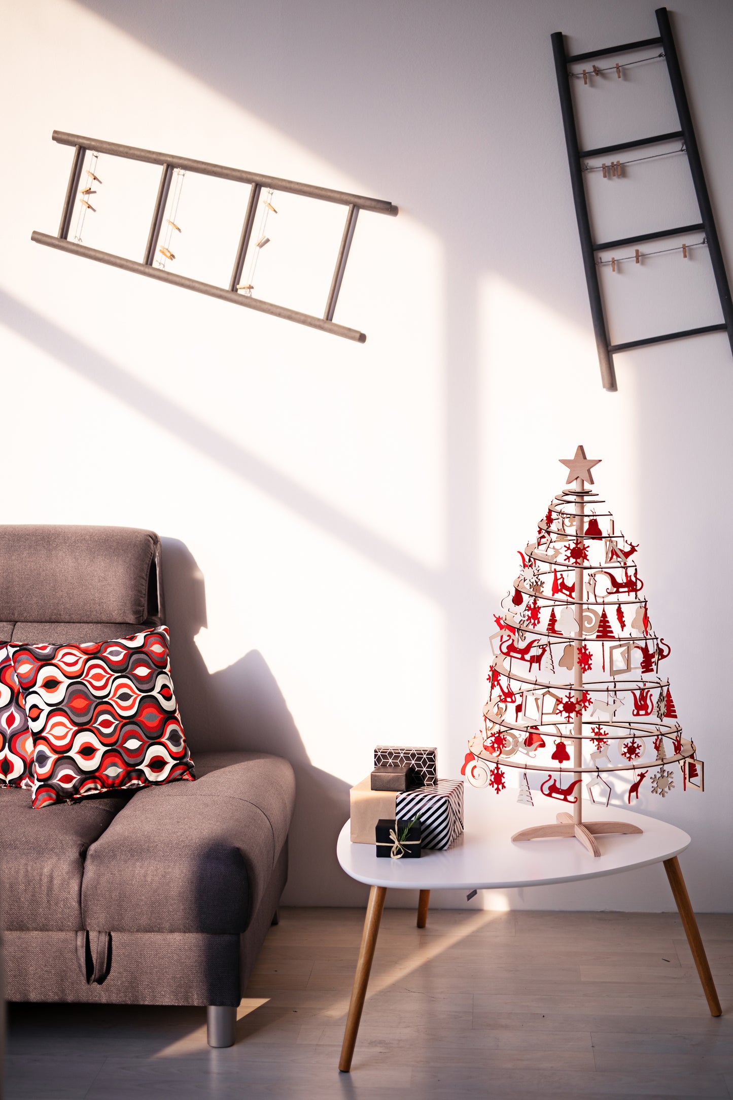 Small oval mix decoration set - Santa's Light Shop