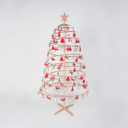 Stor oval mix dekorationsset