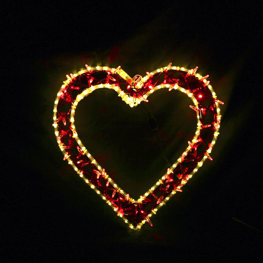 LED Hjärta - Julljusmotiv