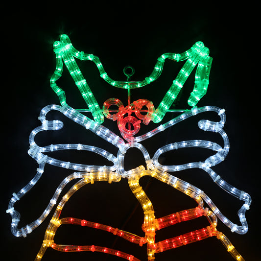 Bell - LED -figur i många färger - 55x65cm