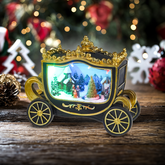 Julscen i Royal Wagon - Christmas Village
