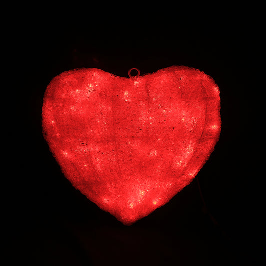 3D LED-hjärta - Julljusmotiv