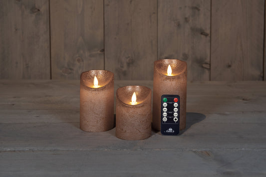 Flameless Wax Candles with a Moving LED Flame - Santa's Light Shop