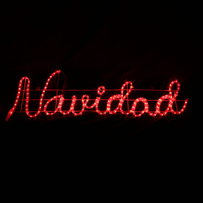 Feliz Navidad LED-skylt - 44x183cm