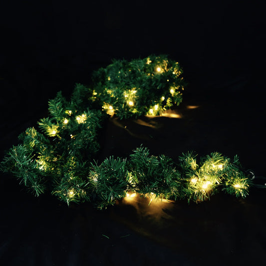 5 meter krans med LED -lampor