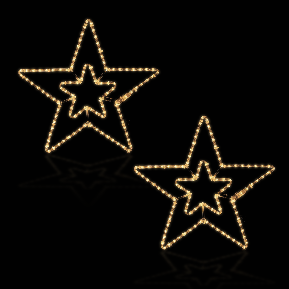 2 Stars Julljus 57x55 - Utomhus LED