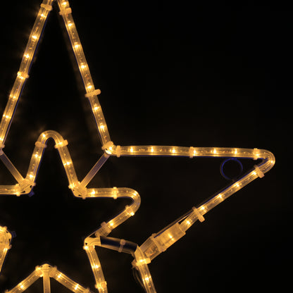 2 Stars Julljus 57x55 - Utomhus LED
